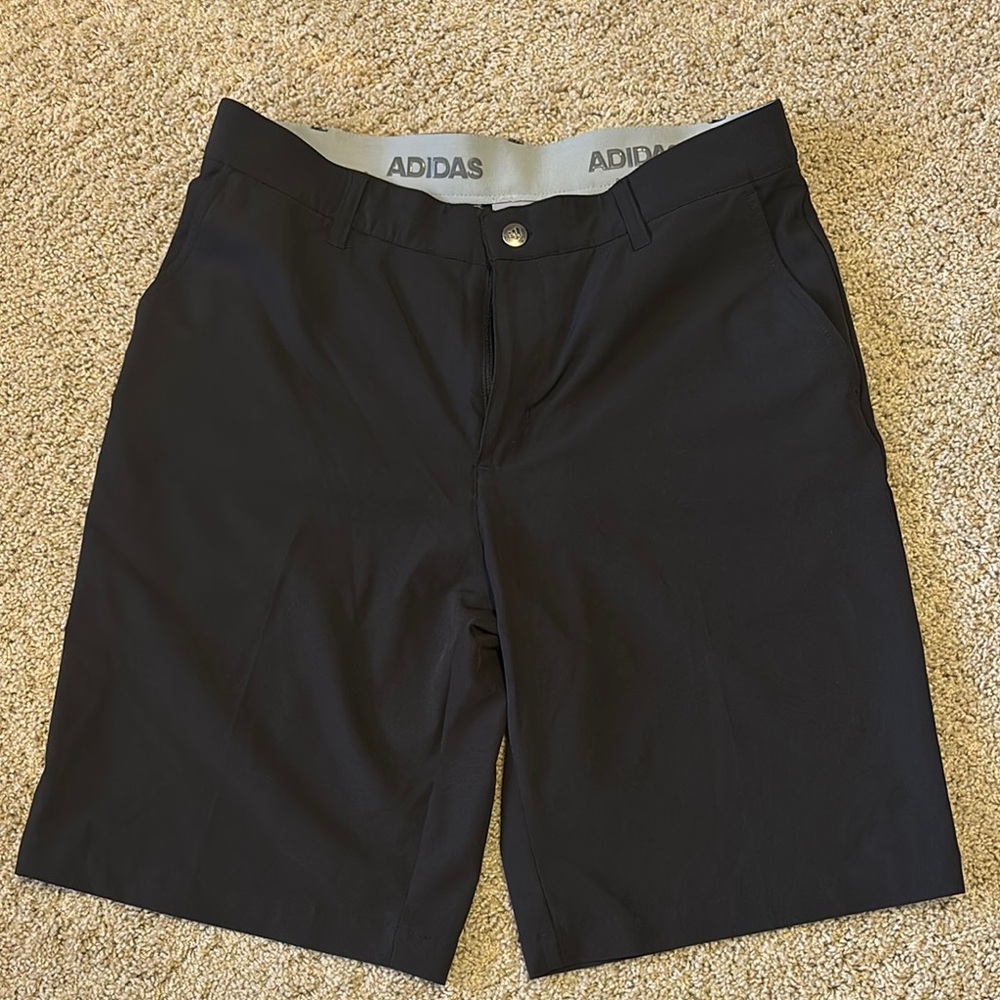 Adidas Black Athletic Golf Shorts  - Size 32